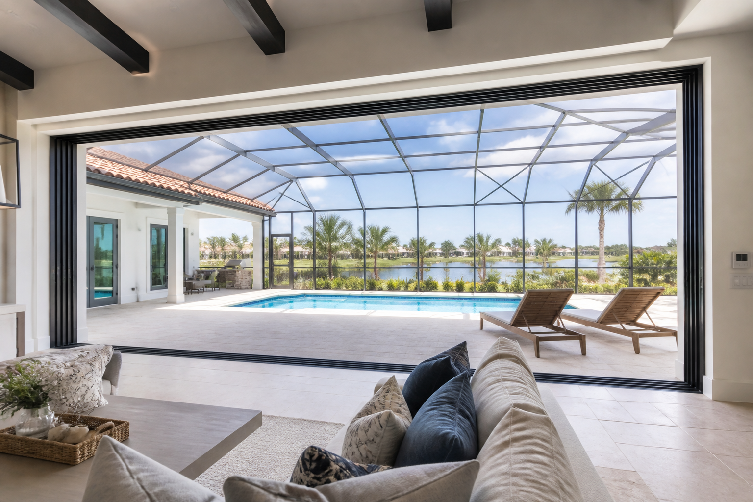 3-Panel Sliding (3-Lite Roller) Windows in Coral Gables, FL | Winslow Windows & Doors - detail 1