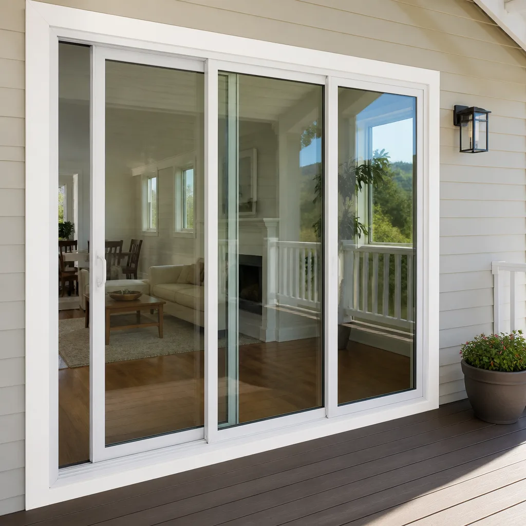 Sliding glass doors